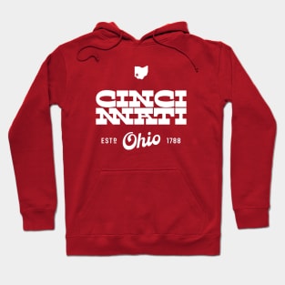 Cincinnati Vintage Inspired Hoodie